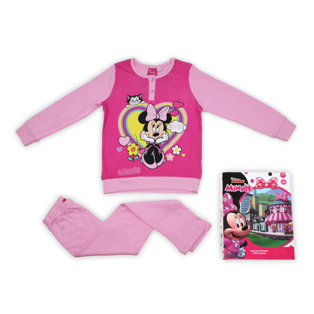 Téli pamut gyerek pizsama - Minnie egér