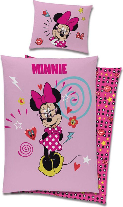 MINNIE EGÉR Ágyneműhuzat-szett 100% pamut 140x200 + 65x65