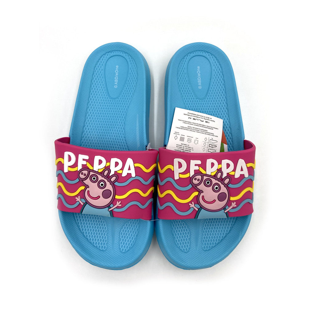Peppa malac gyerek papucs - Kék