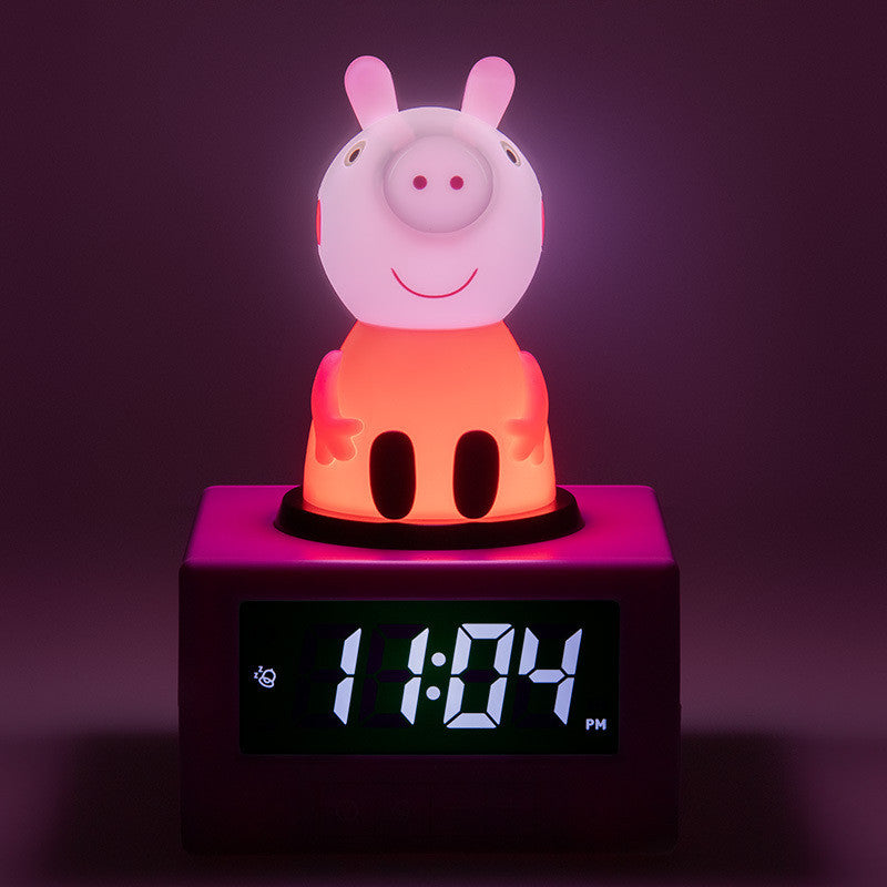Peppa malac ébresztőóra + éjjeli lámpa
