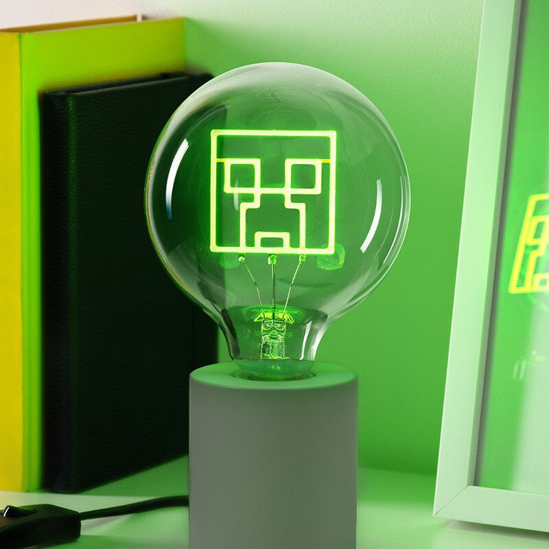 Minecraft Creeper LED neon izzó
