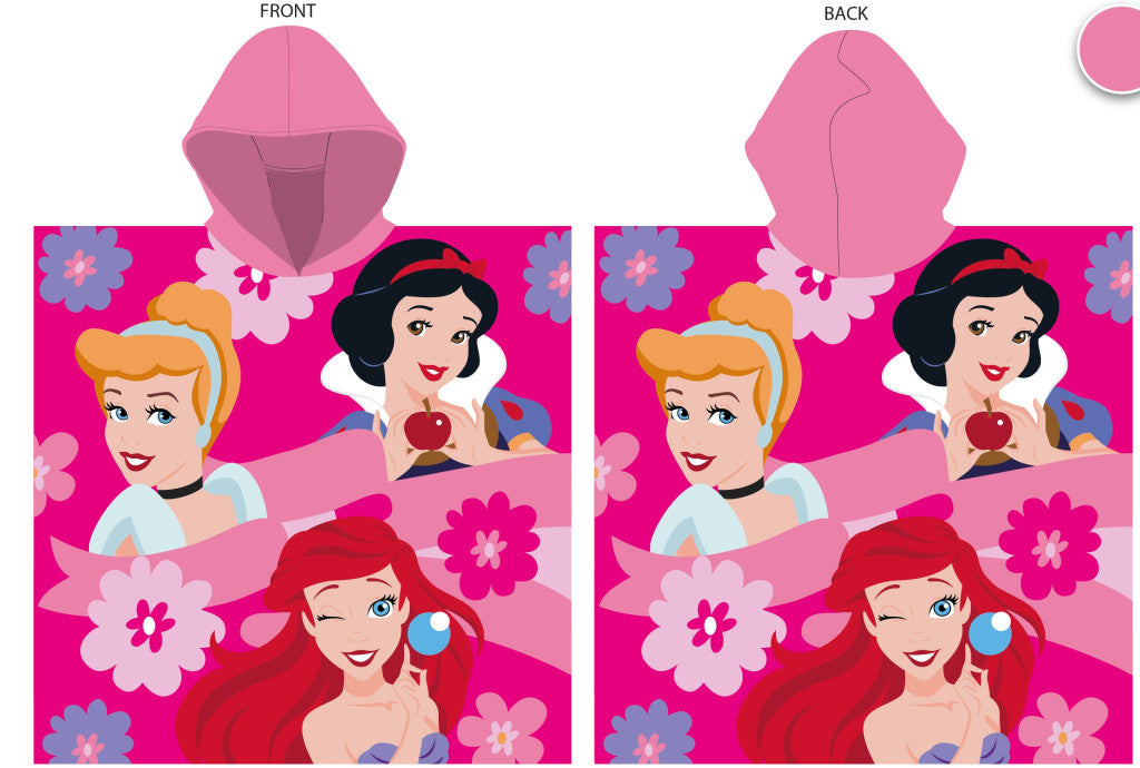 Disney Hercegnők törölköző poncsó 50x100 cm (Fast Dry)