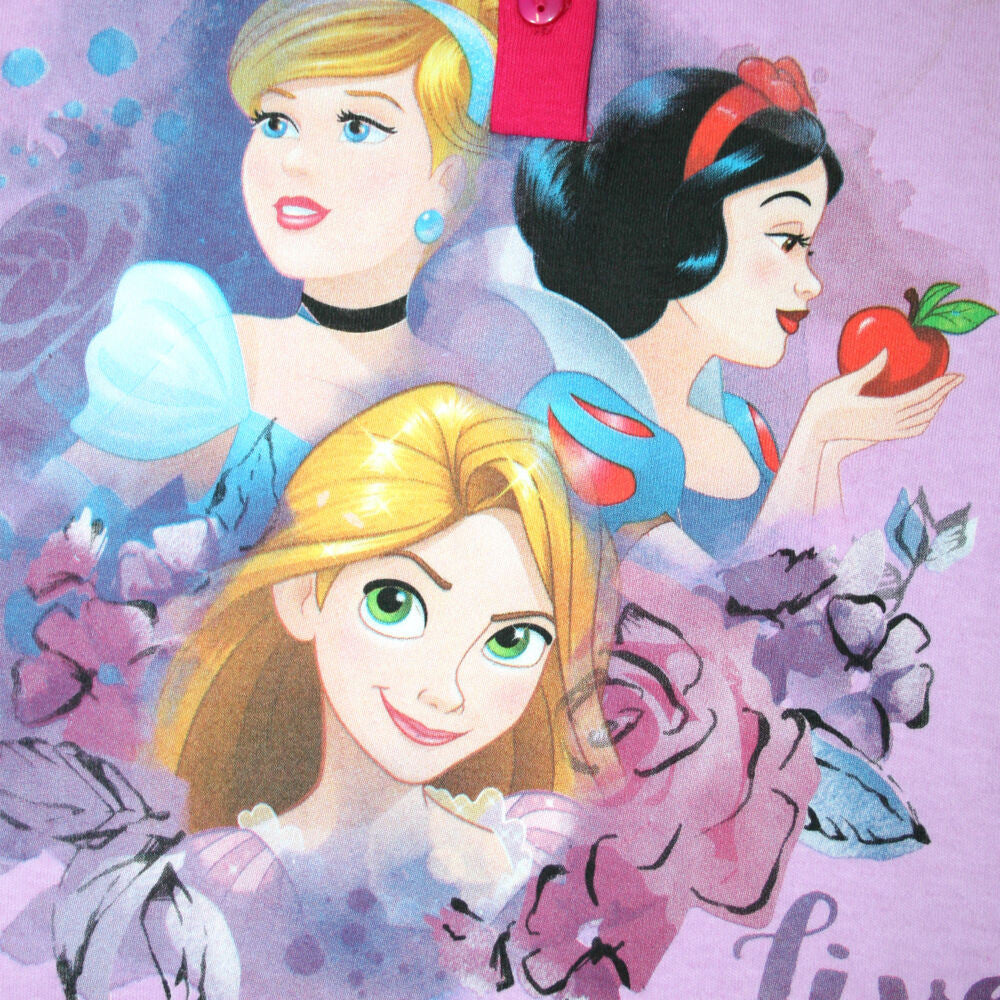 Téli pamut gyerek pizsama - Disney Hercegnők
