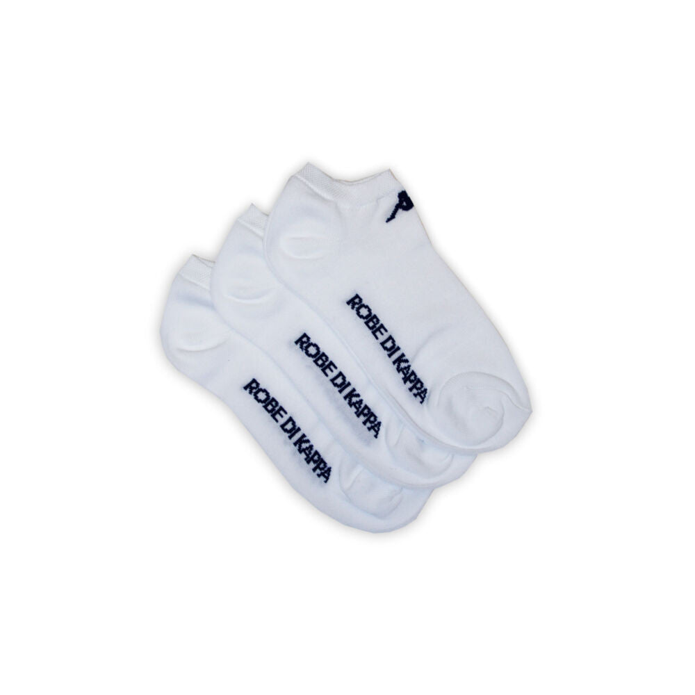 Kappa unisex mercerizált titokzokni - 3 pár/csomag - pamut titokzokni - fehér
