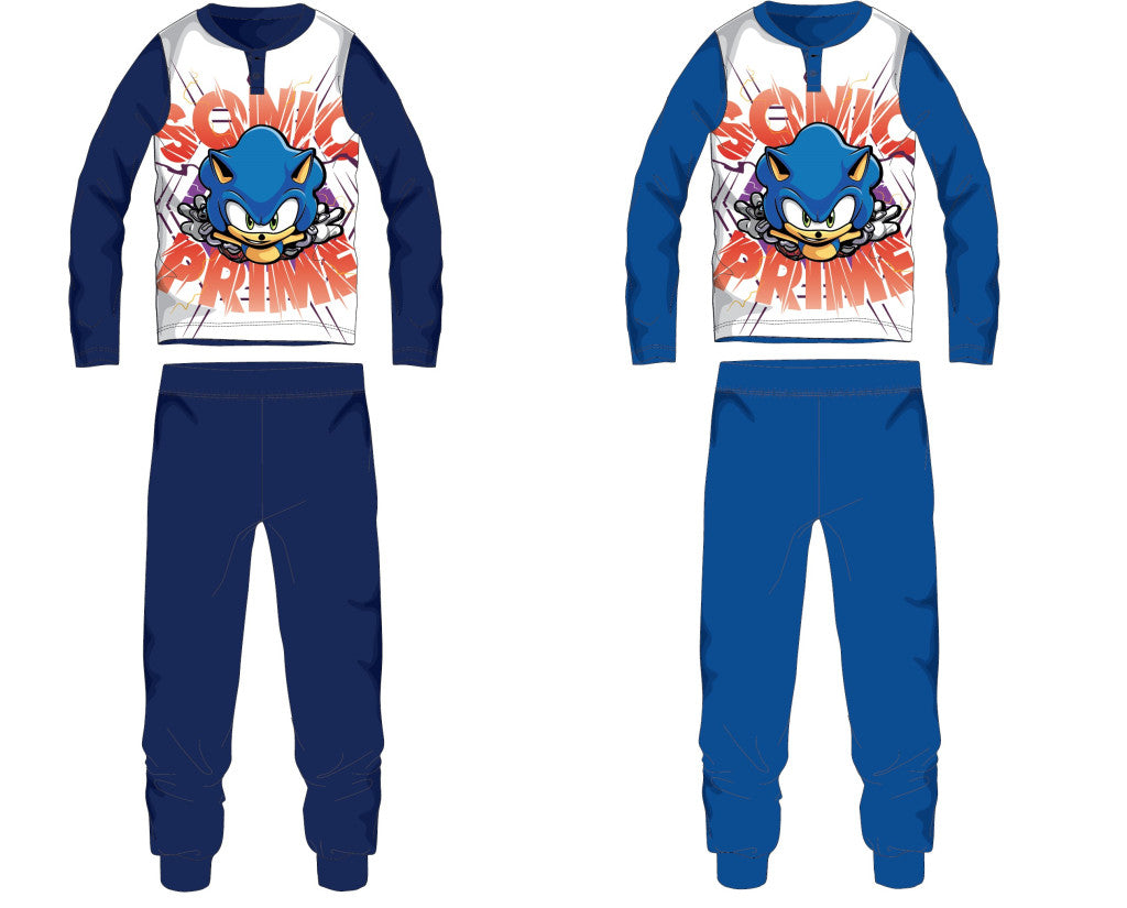 Sonic jersey pamut pizsama