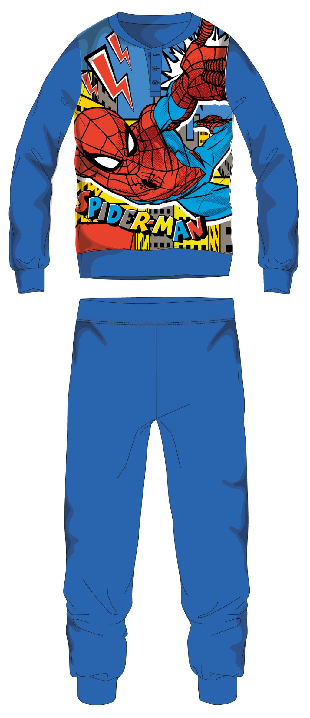 Pókember téli coral pizsama