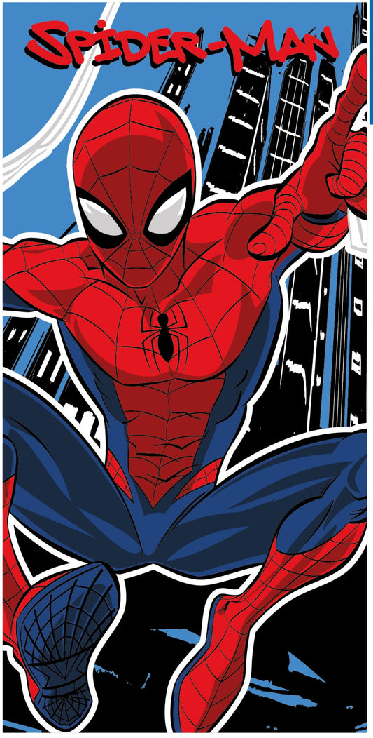 Pókember Web Swing fürdőlepedő, strand törölköző 70x140cm (Fast Dry)
