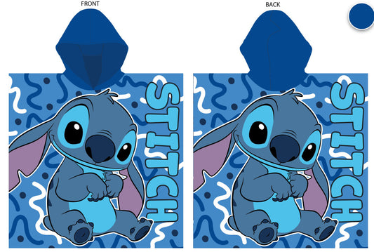 Disney Stitch OHANA VIBES törölköző poncsó 50x100 cm (Fast Dry)
