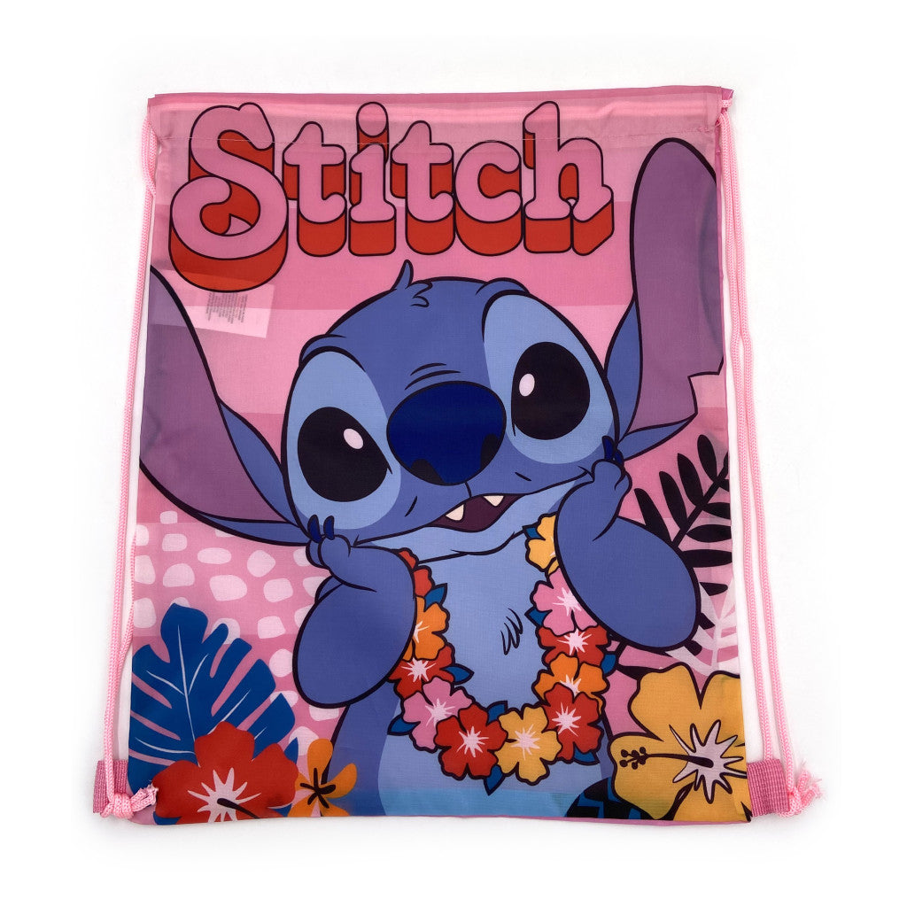 Disney Stitch 3 részes strand szett (tornazsák+úszószemüveg+bikini fürdőruha szett)