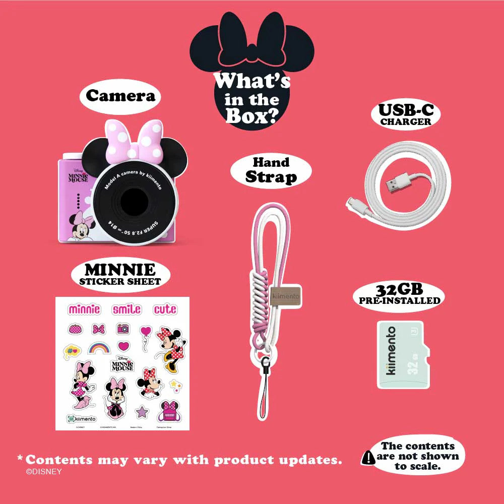 Kiimento Minnie Egér Model A digitális kamera gyerekeknek