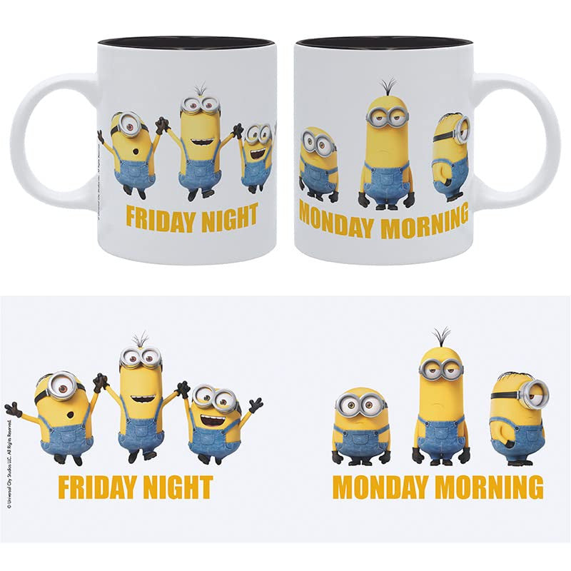 MINIONS bögre 320ml Friday vs Monday