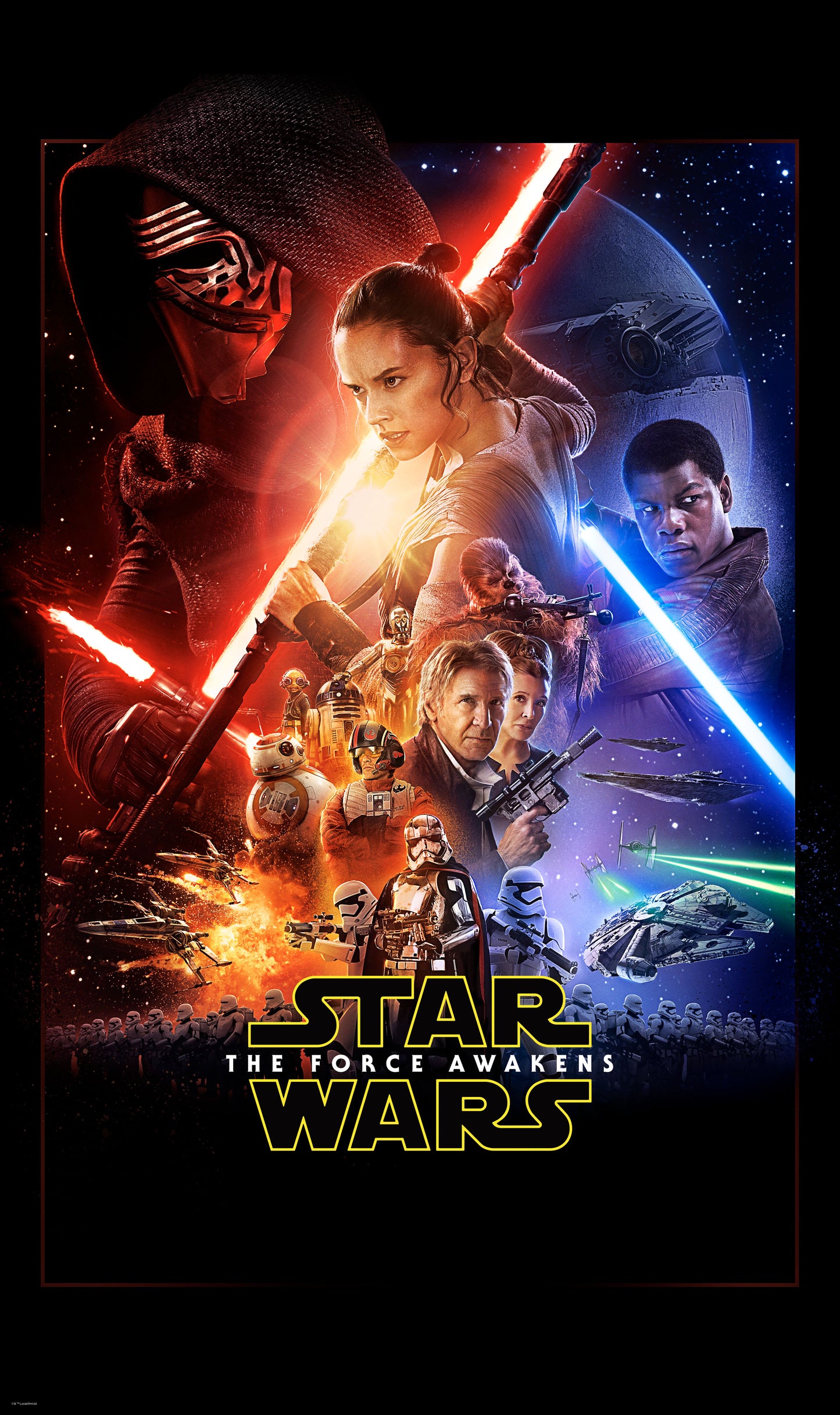 Star Wars EP7 Official Movie Poster – Tapéta