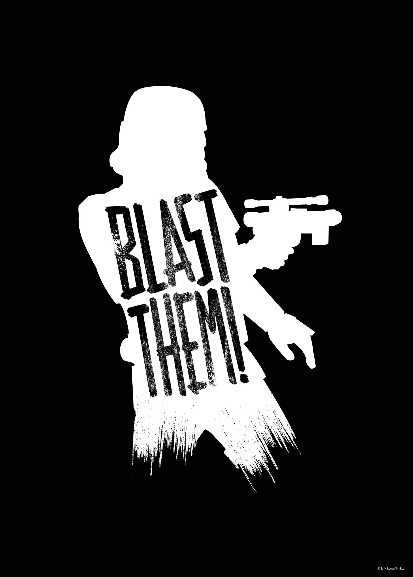 Star Wars Silhouette Quotes Stormtrooper – Poszter