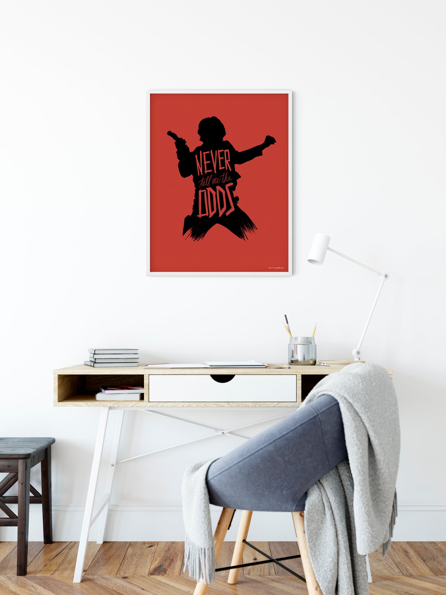 Star Wars Silhouette Quotes Han Solo – Poszter