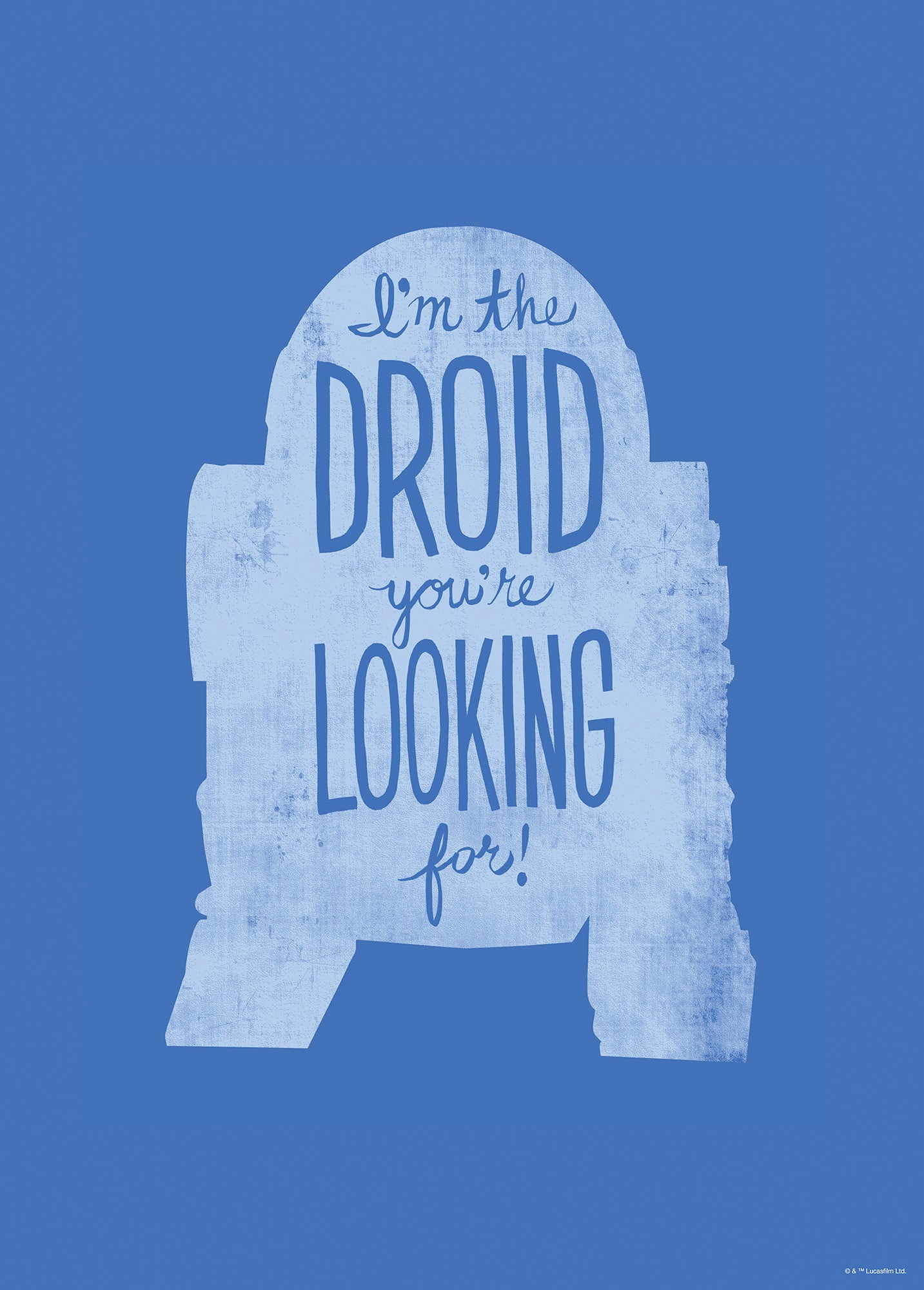 Star Wars Silhouette Quotes R2D2 – Poszter