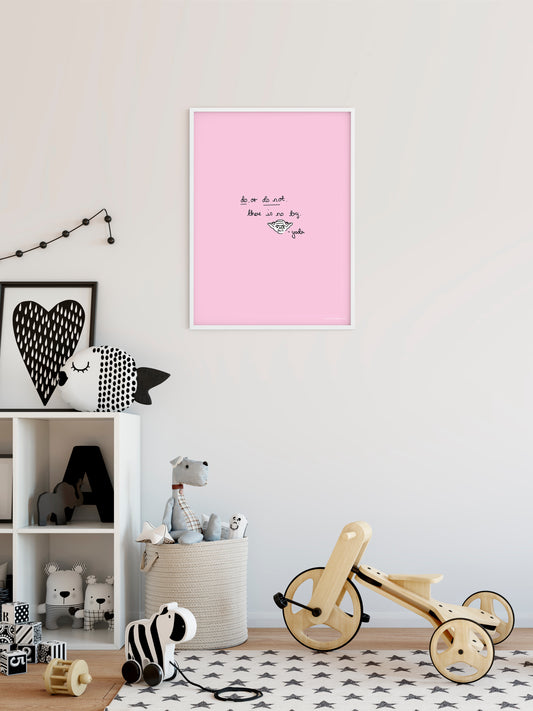 Star Wars Quote Yoda Cute – Poszter