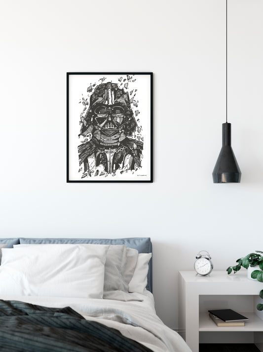 Star Wars Darth Vader Drawing – Poszter