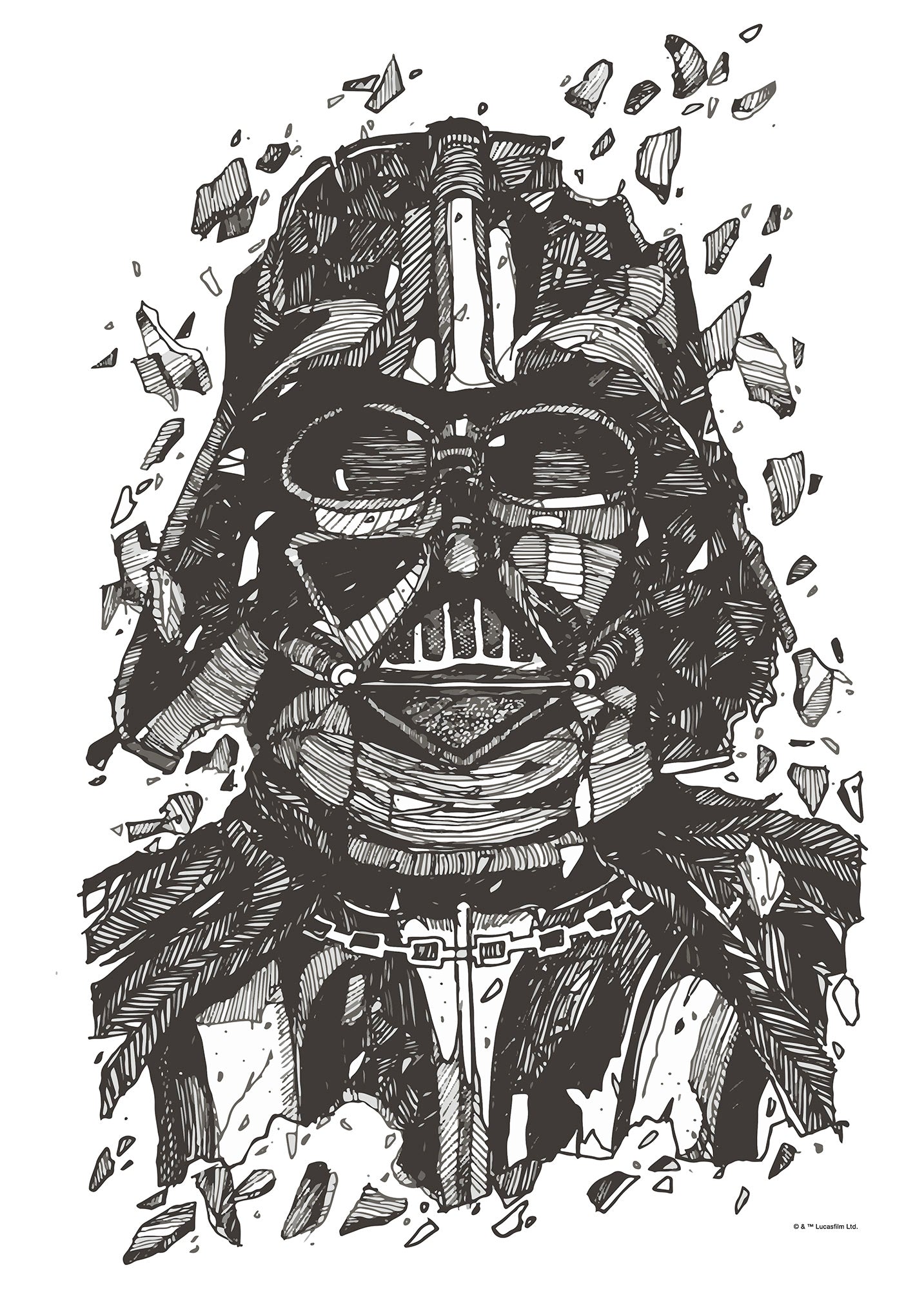 Star Wars Darth Vader Drawing – Poszter