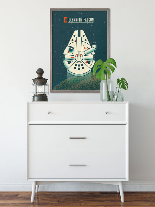 Star Wars Geeky Millennium Falcon – Poszter