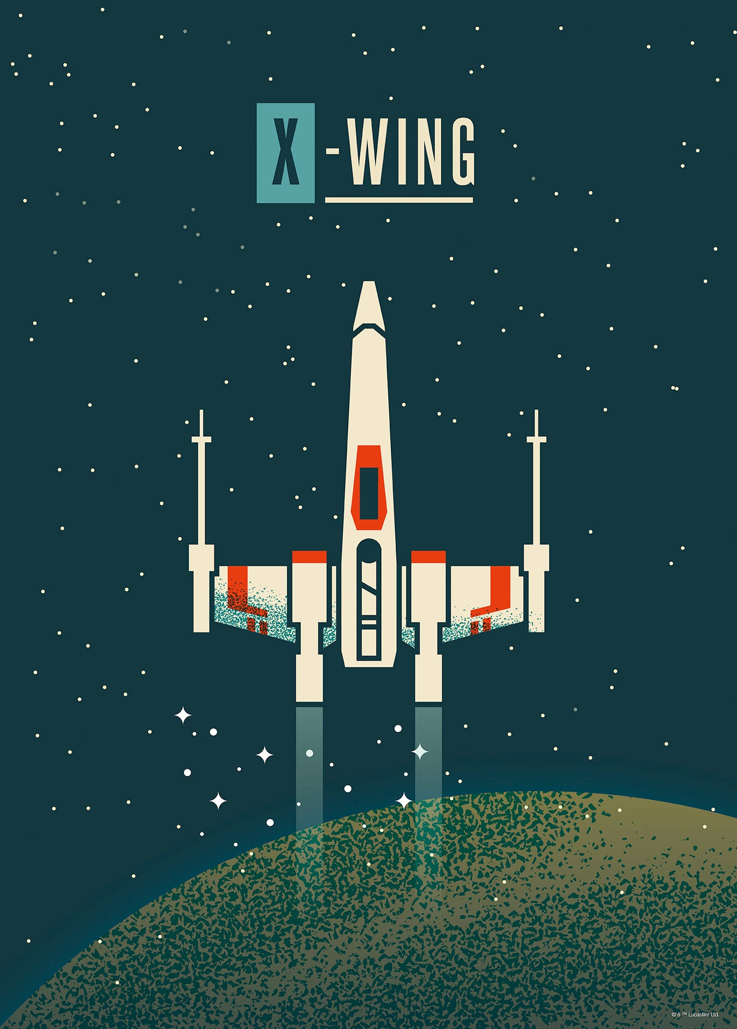 Star Wars Geeky X-Wing – Poszter