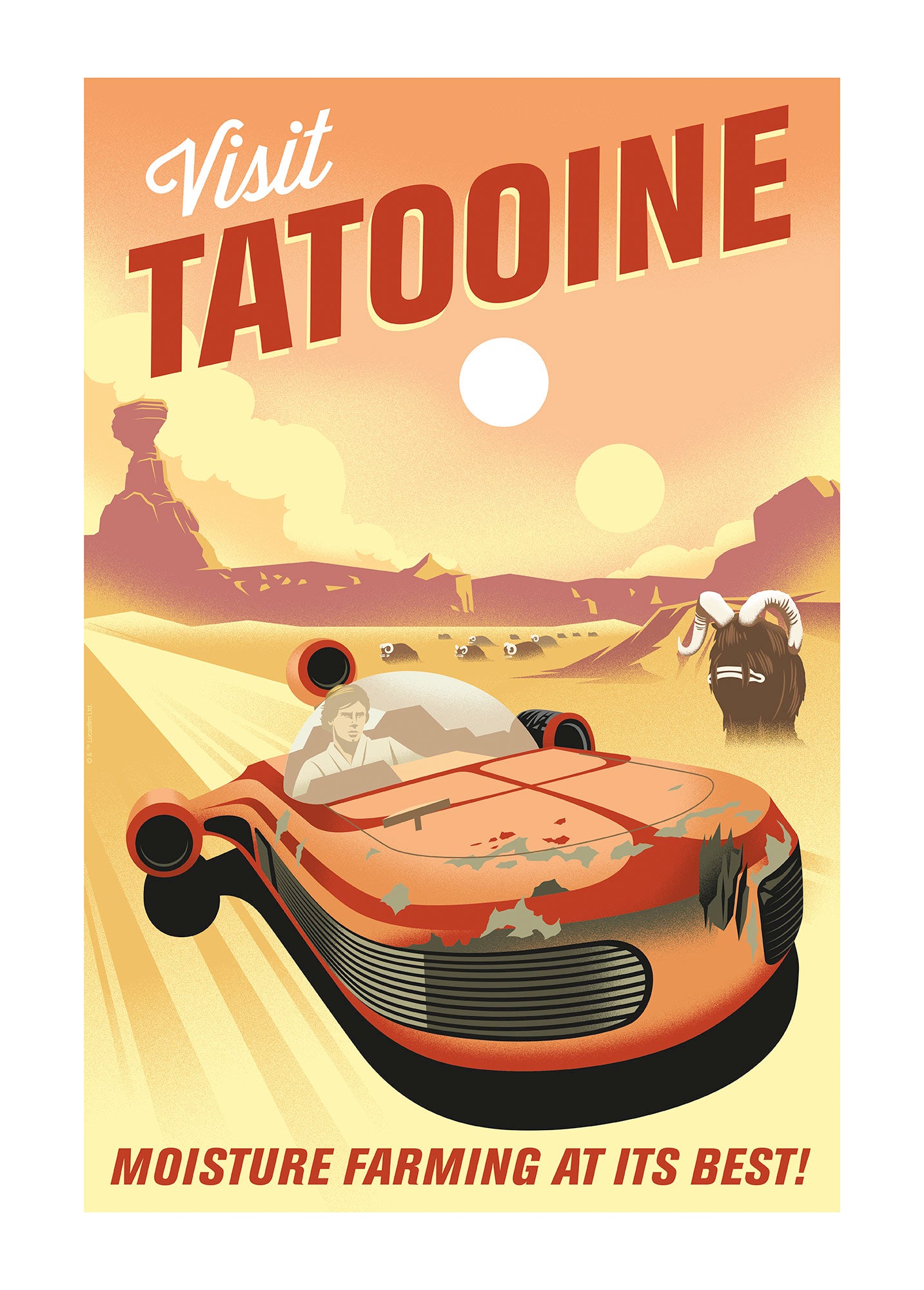 Star Wars Visit Tatooine! – Poszter