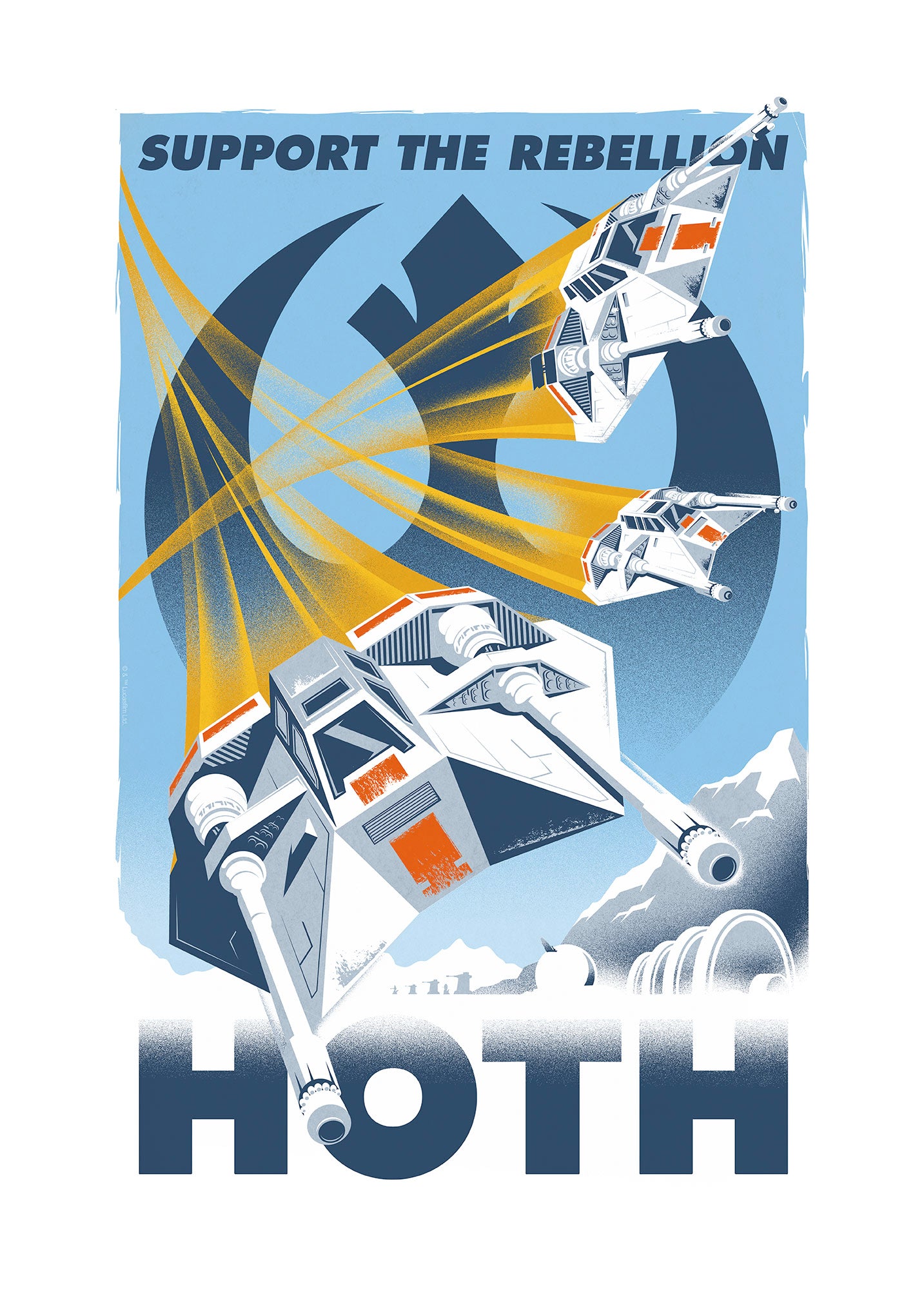 Star Wars Hoth Temporary Headquarter – Poszter