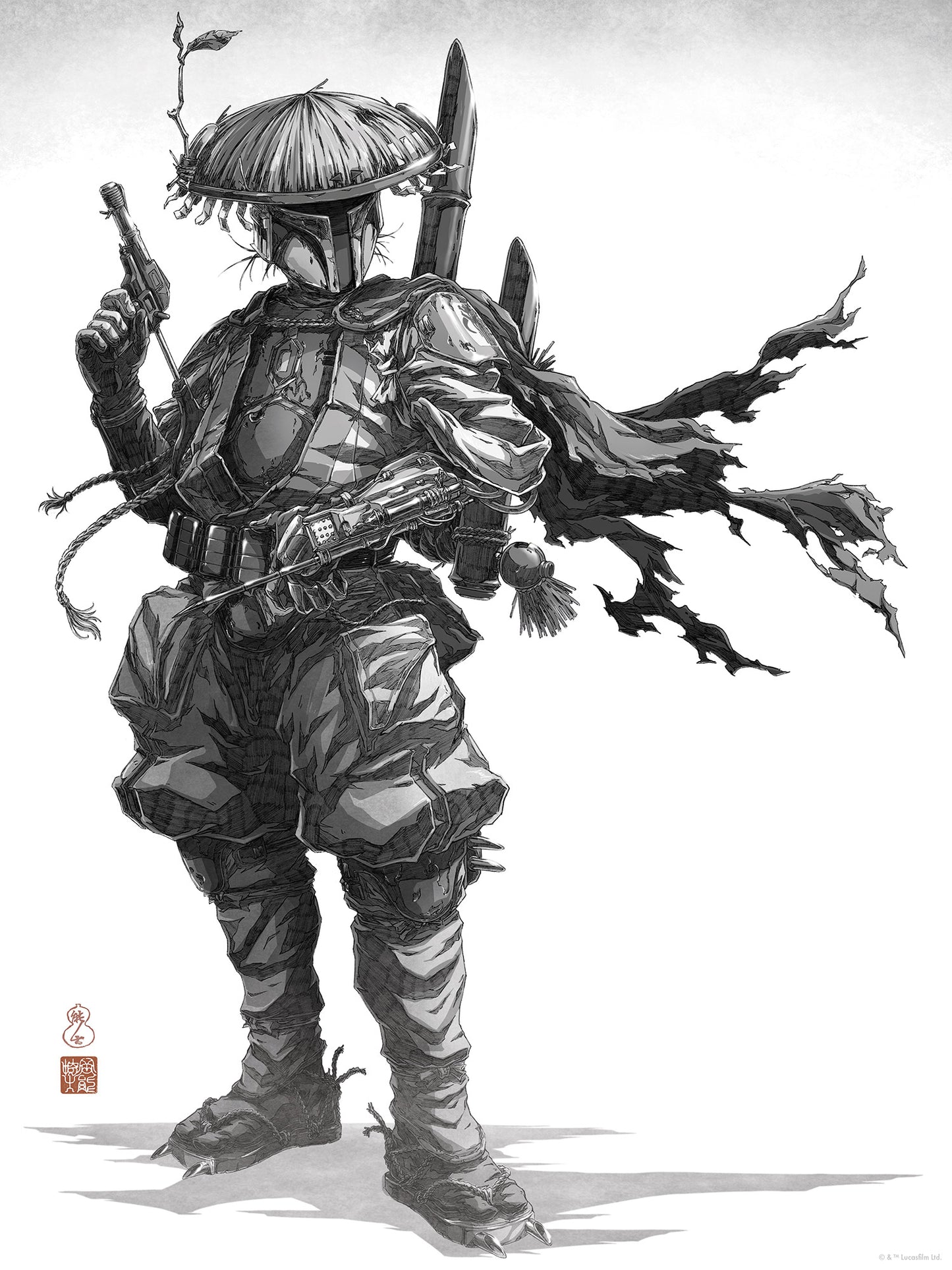 Star Wars Vision Samurai Bounty Hunter – Poszter