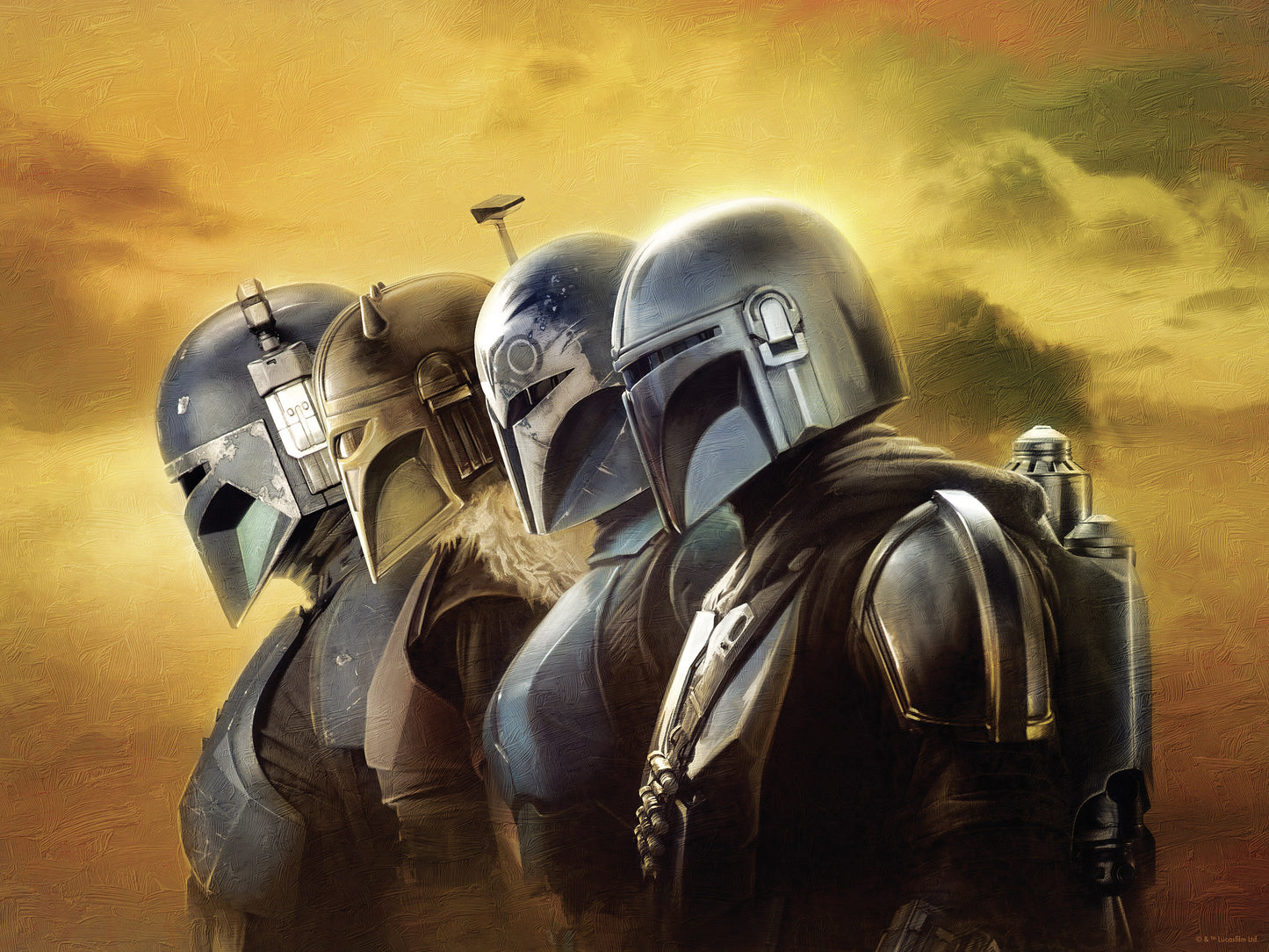 Star Wars The Mandalorian Line Up – Poszter