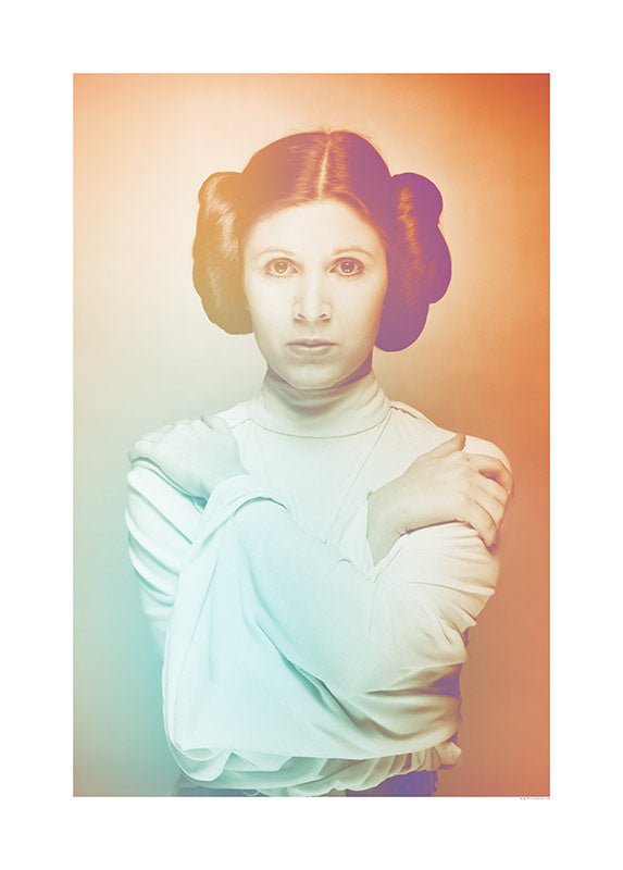 Star Wars Classic Icons Color Leia – Poszter