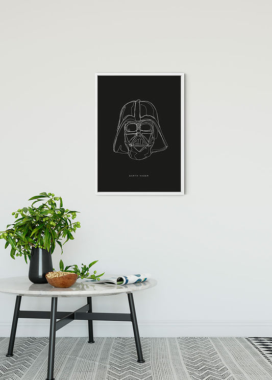 Star Wars Lines Dark Side Vader – Poszter
