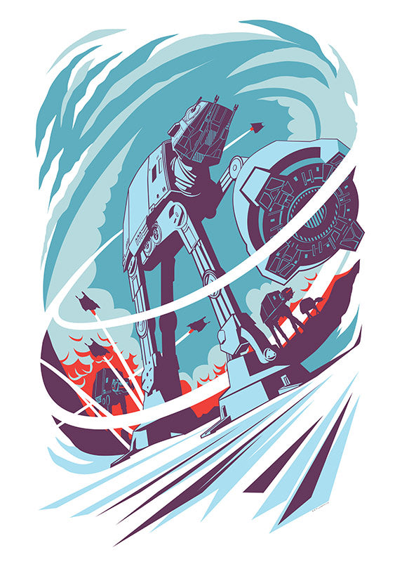 Star Wars Classic Vector Hoth – Poszter