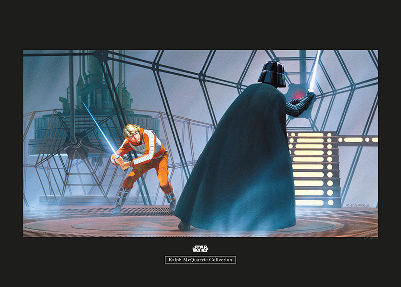 Star Wars Classic RMQ Vader Luke Carbonit Room – Poszter