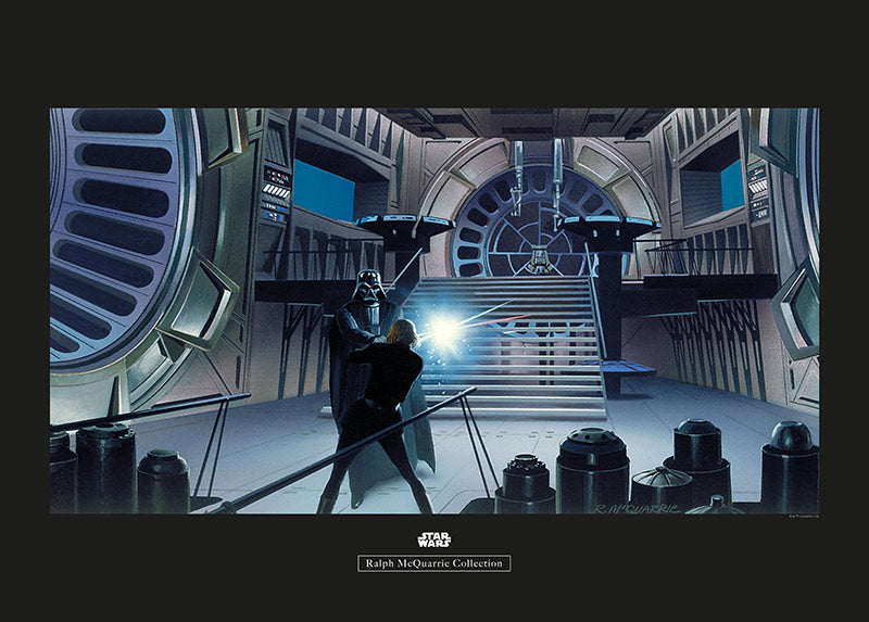 Star Wars Classic RMQ Vader Luke Throneroom – Poszter