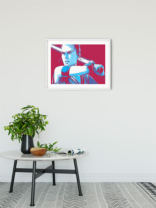 Star Wars Faces Rey – Poszter