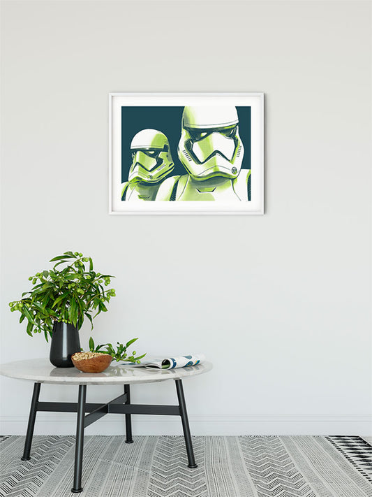 Star Wars Faces Stormtrooper – Poszter