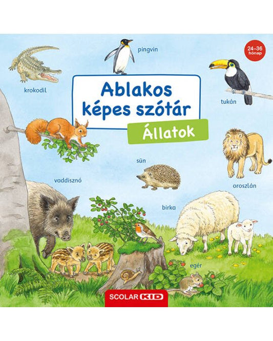 Ablakos képes szótár - Állatok - .hu - KÖNYV