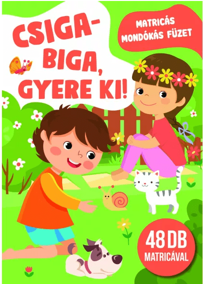 Csiga - biga gyere ki! - matricás mondókás füzet - .hu - KÖNYV