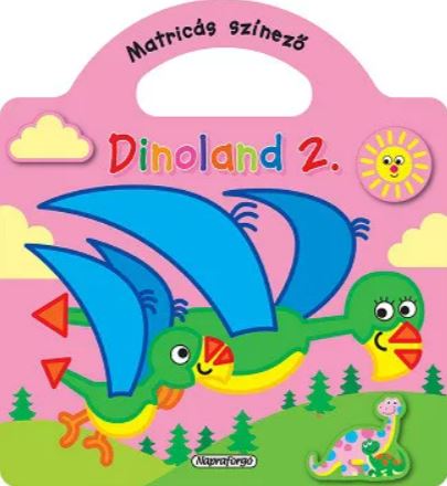 Dinoland 2. - Matricás színező - .hu - KÖNYV