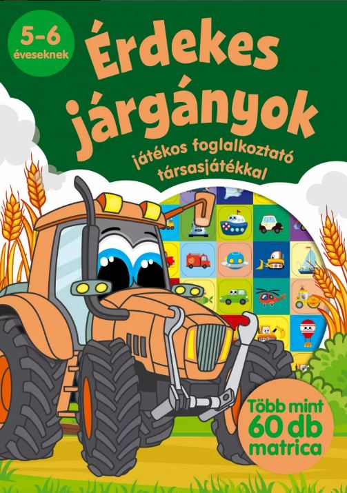 Érdekes járgányok - Játékos foglalkoztató társasjátékkal - .hu - KÖNYV