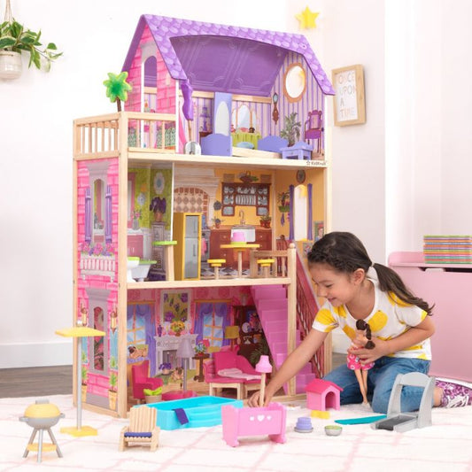 Kidkraft Teraszos medencés babaház szett - .hu - NAGYOBB