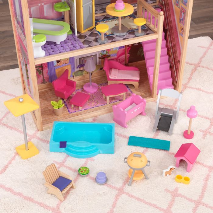 Kidkraft Teraszos medencés babaház szett - .hu - NAGYOBB
