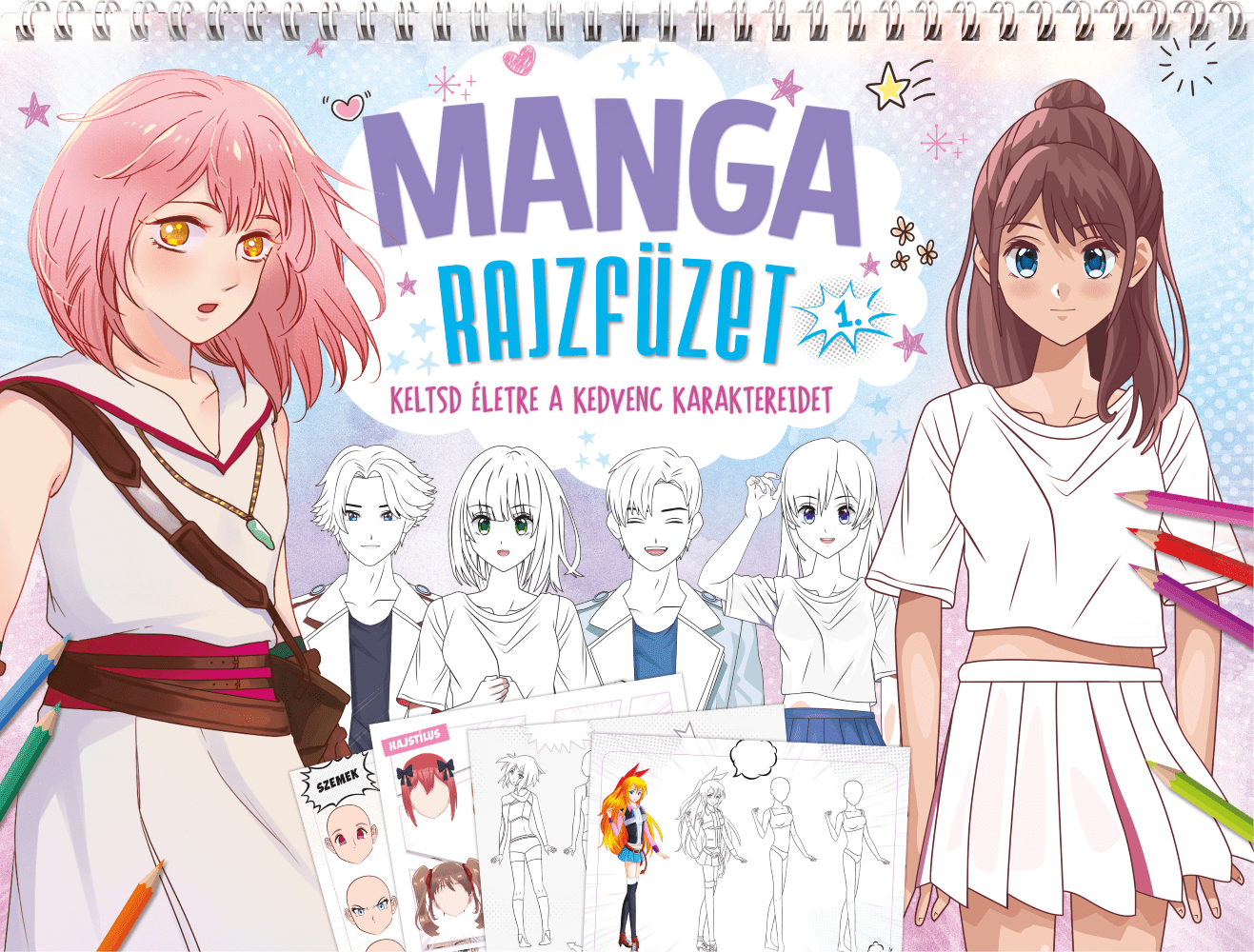 Manga rajzfüzet 1. - .hu - 