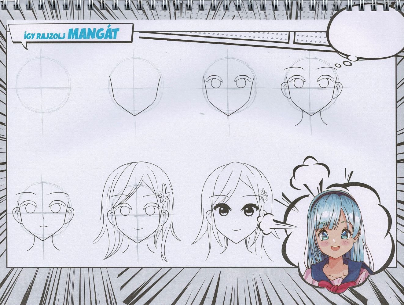 Manga rajzfüzet 1. - .hu - 