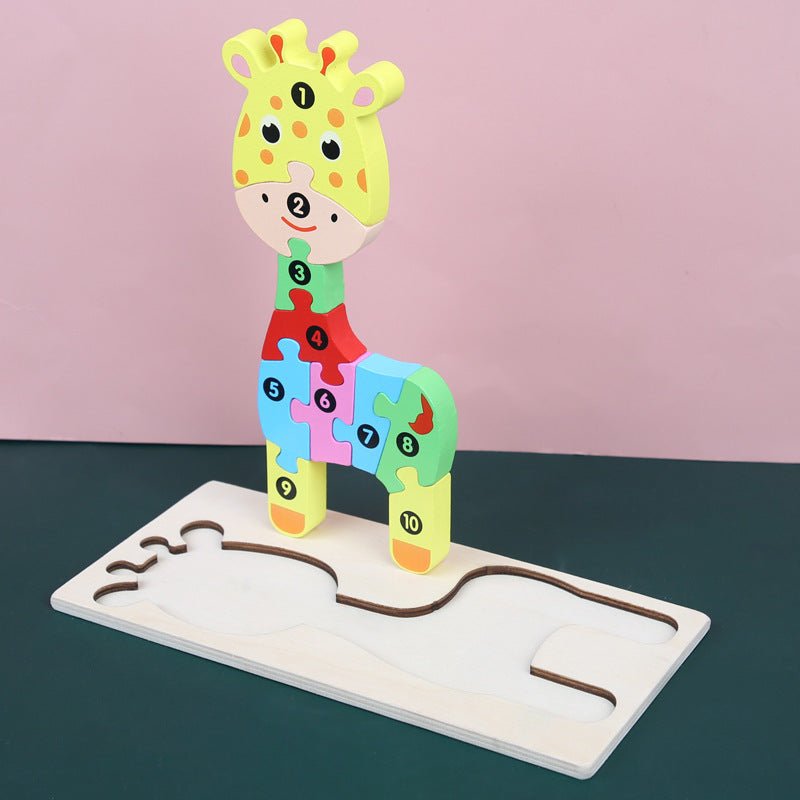 Montessori 3D Fa Puzzle - .hu - BABA