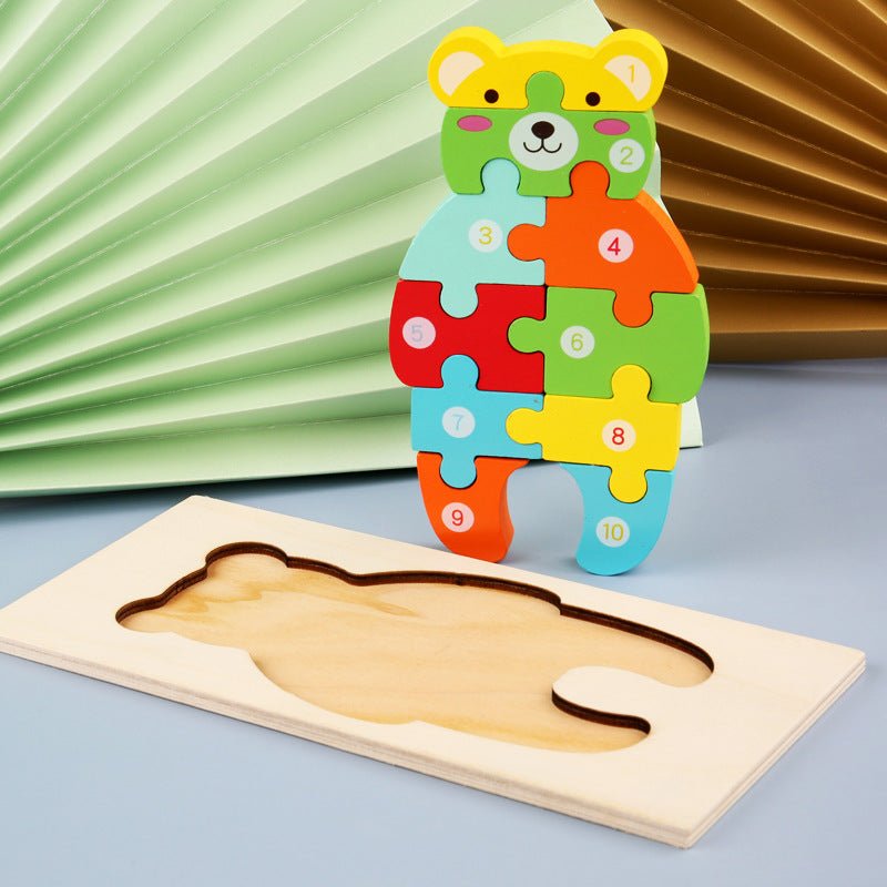 Montessori 3D Fa Puzzle - .hu - BABA