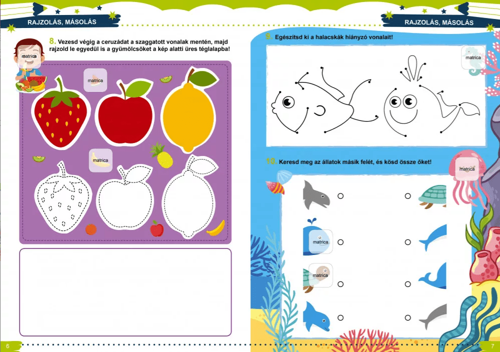 Rajzolás és másolás - fejlesztő füzet óvodásoknak - .hu - KÖNYV