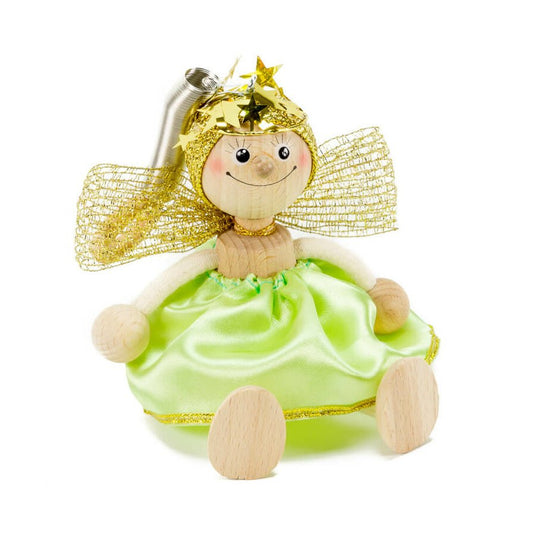 Rugós figura (angyal, zöld) - .hu - 
