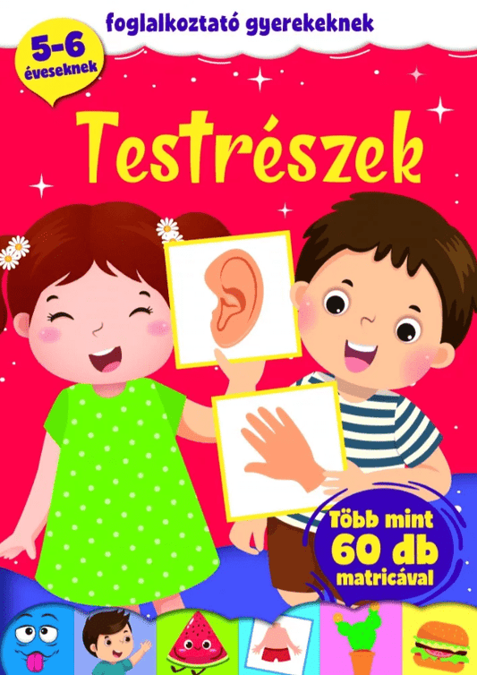 Testrészek - Játékos foglalkoztató - .hu - KÖNYV