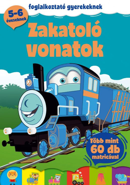 Zakatoló vonatok - több mint 60 matricával - .hu - KÖNYV